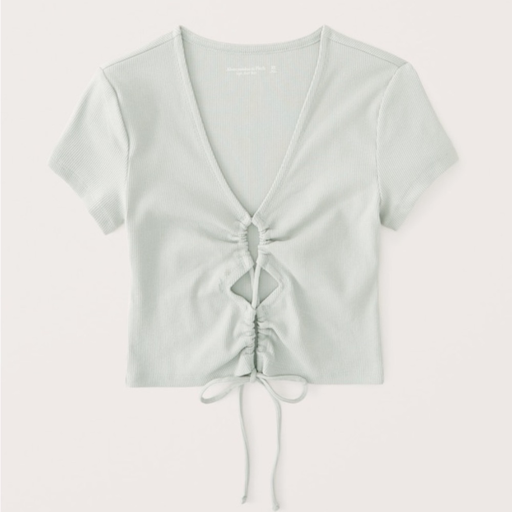 Abercrombie ribbed crop top, size small